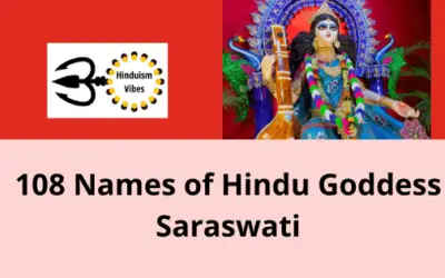 108 Names of Goddess Saraswati in Hinduism with Meanings