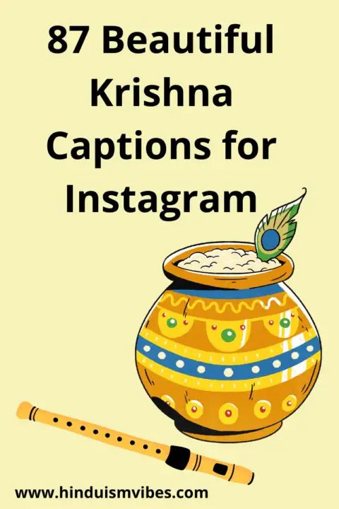 Lord Krishna Short Captions For Instagram