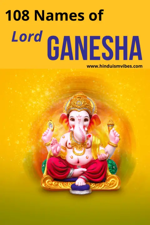 108 Names Of Lord Ganesha With Meaning