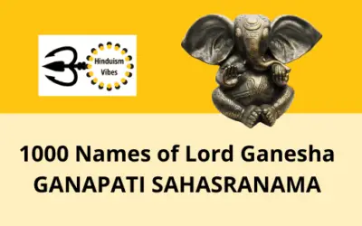 Do You Know The 1000 Names of Hindu God Ganesha?