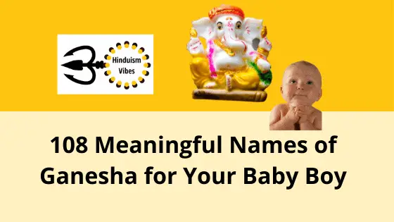 107+ Ganesha Names for Baby Boy | Ganpati Names 👶
