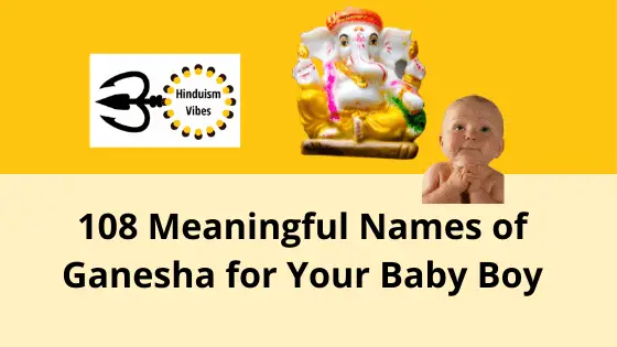 107 Ganesha Names For Baby Boy Ganpati Names 