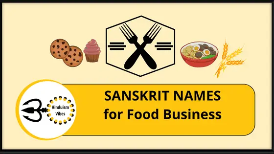 27 Sanskrit Names For Food Business